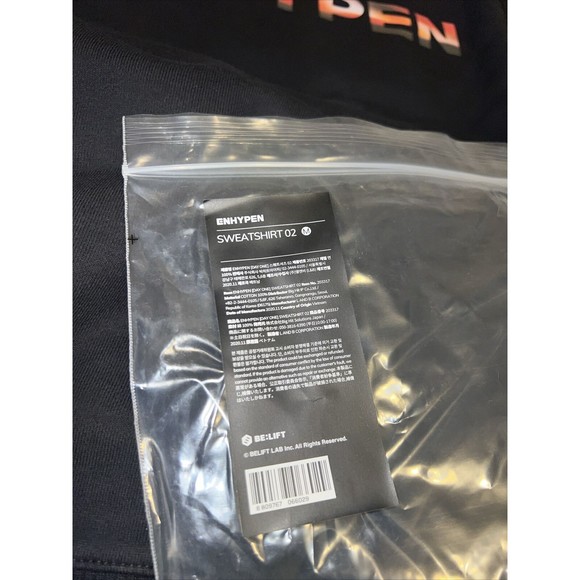 Medium ENHYPEN DAY ONE sweatshirt 02 Weverse Black - Picture 2 of 6